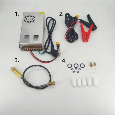 Компрессор высокого давления с воздушным охлаждением для заправки PCP пневматики, дайвинга, пейнтбола Pumpel-3