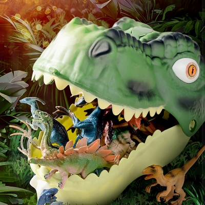 Игровой набор фигурок динозавров Dino World, 45 шт-1